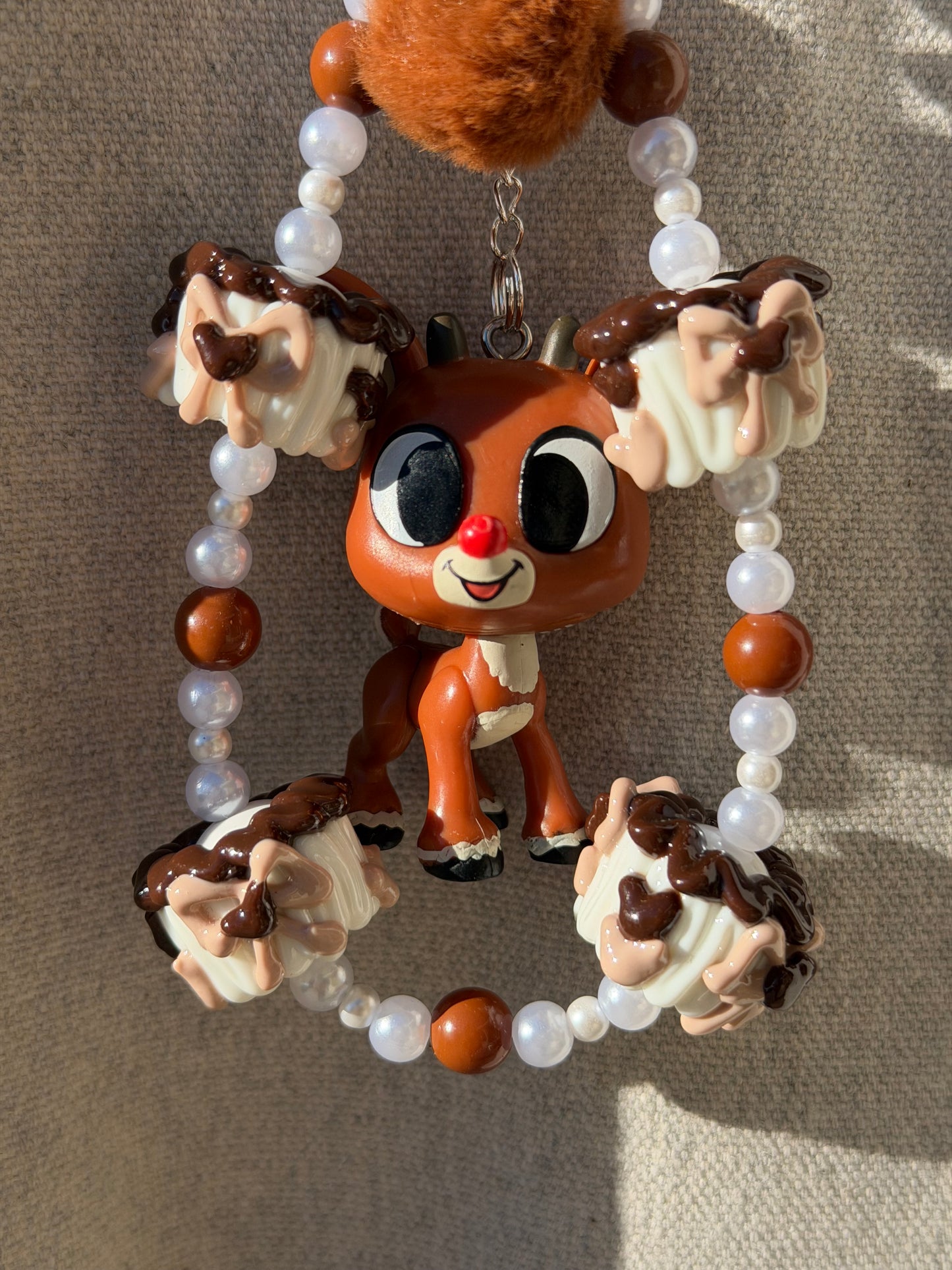 ✨Winter Reindeer Bag Charm✨