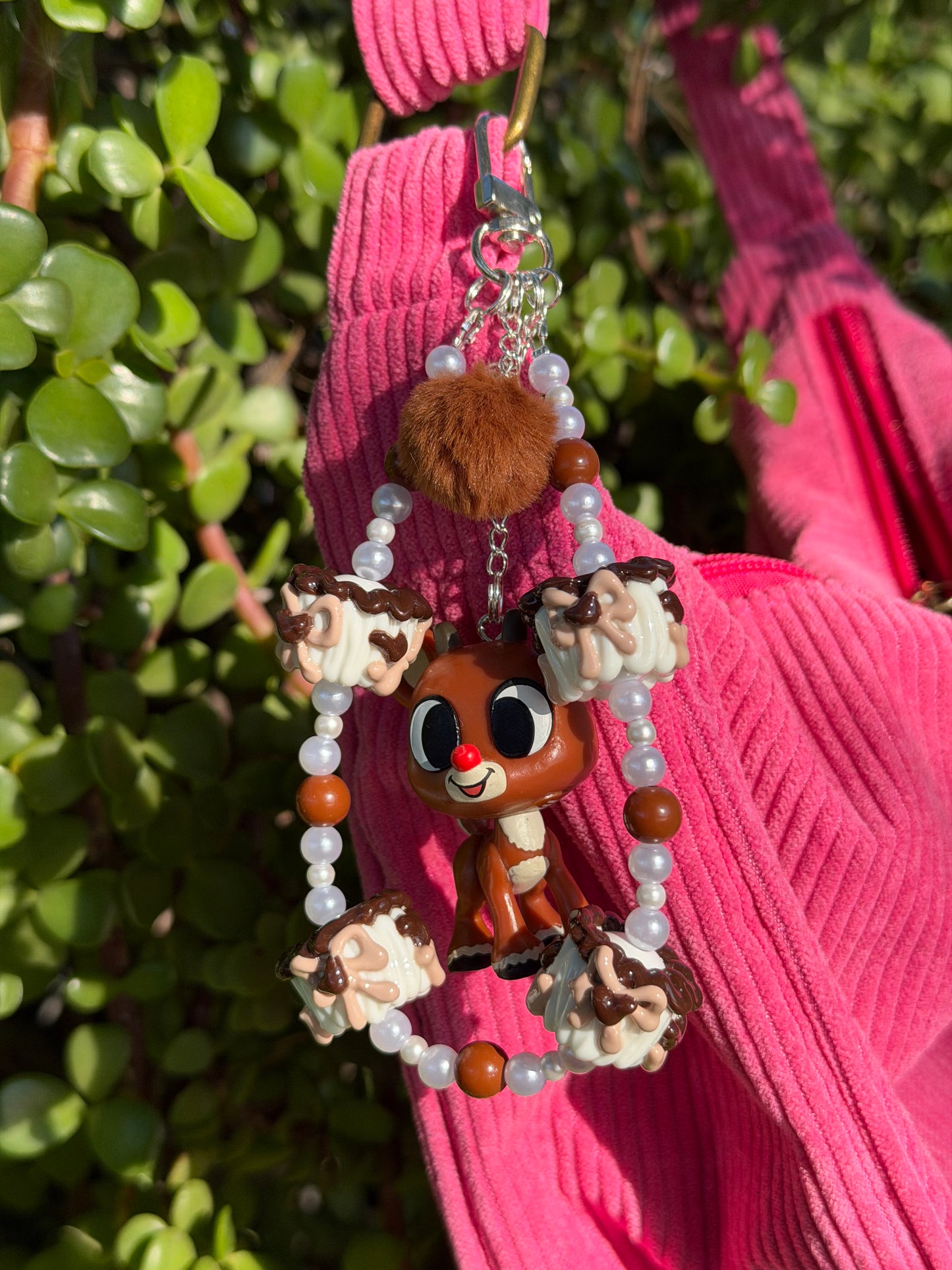 ✨Winter Reindeer Bag Charm✨