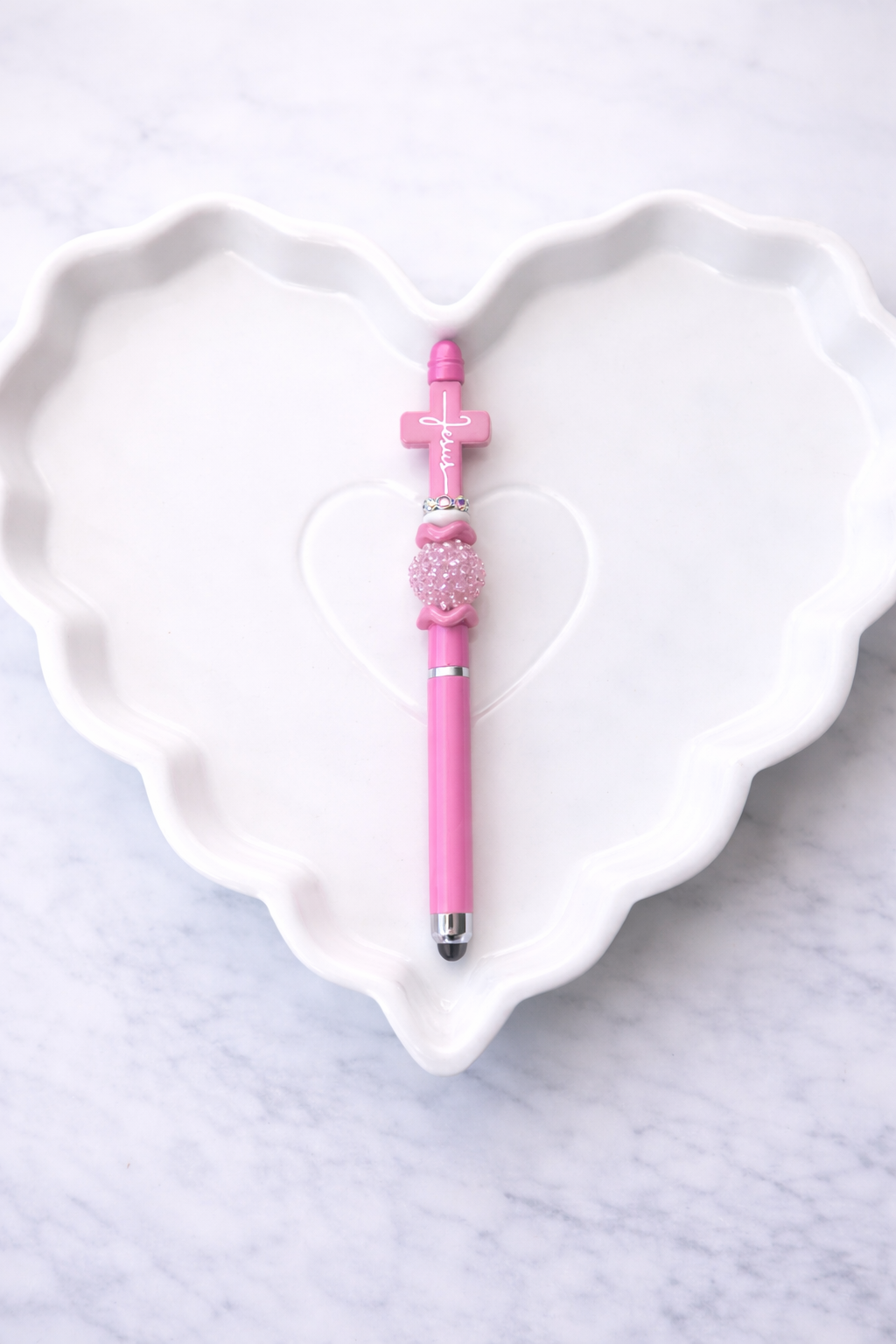 ✝️ Faith-Inspired Pen & Bookmark Set (Handmade)